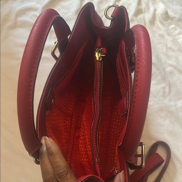 kate spade Red Satchel with Structured Shape and Detachable Strap - Picture 4 of 10